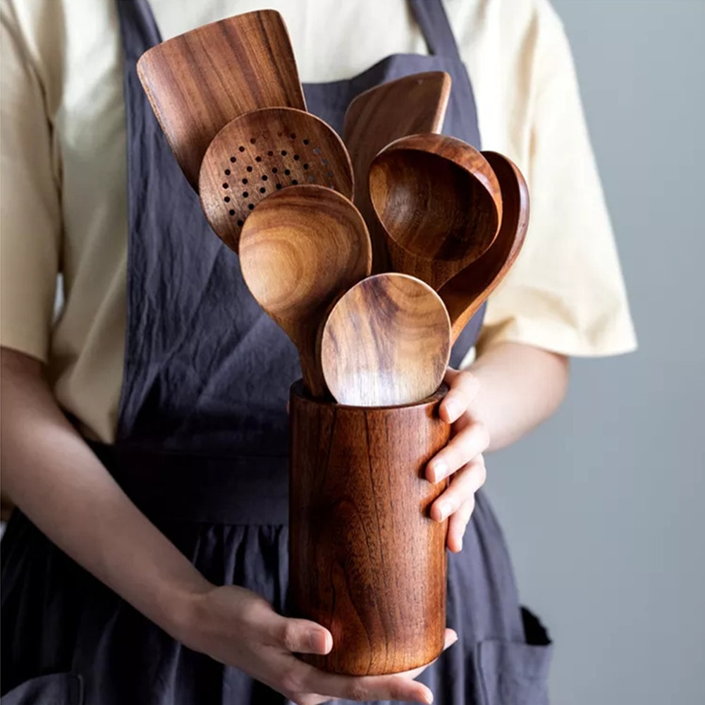 RYNX | Ecochef - Luxury Teak Wood Kitchen Accessories For Modern Culinary Art