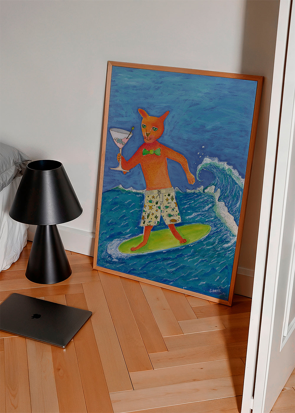 Rynx | Surfing Cocktail Cat - Sharyn Bursic