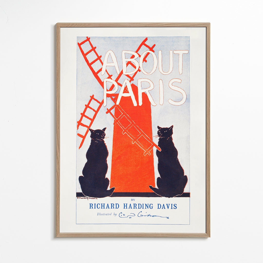 Rynx | About Paris Vintage poster by Edward Penfield