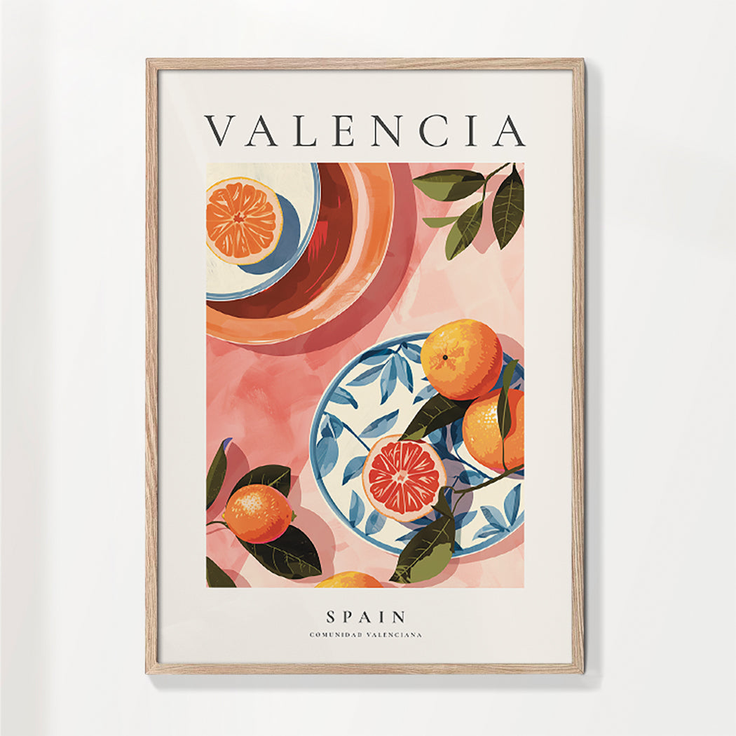 Rynx | IberiaVista Premium Wall Picture Valencia, Spain | Landscape Print on Canvas | Elegant Wall Decoration for Home & Office