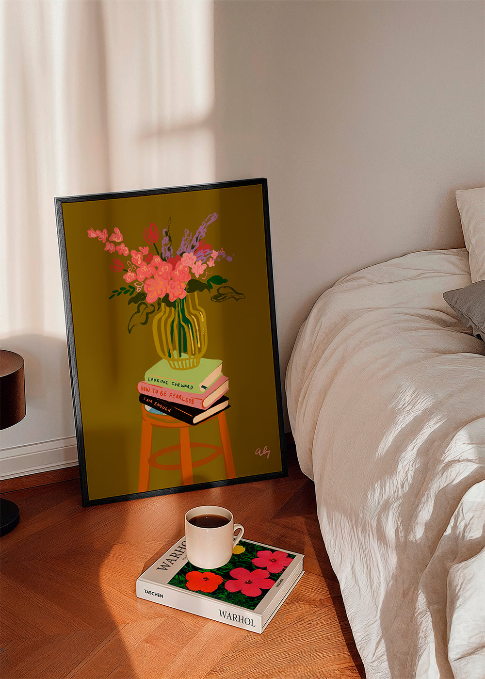 Rynx | Floral Vase - Arty Guava