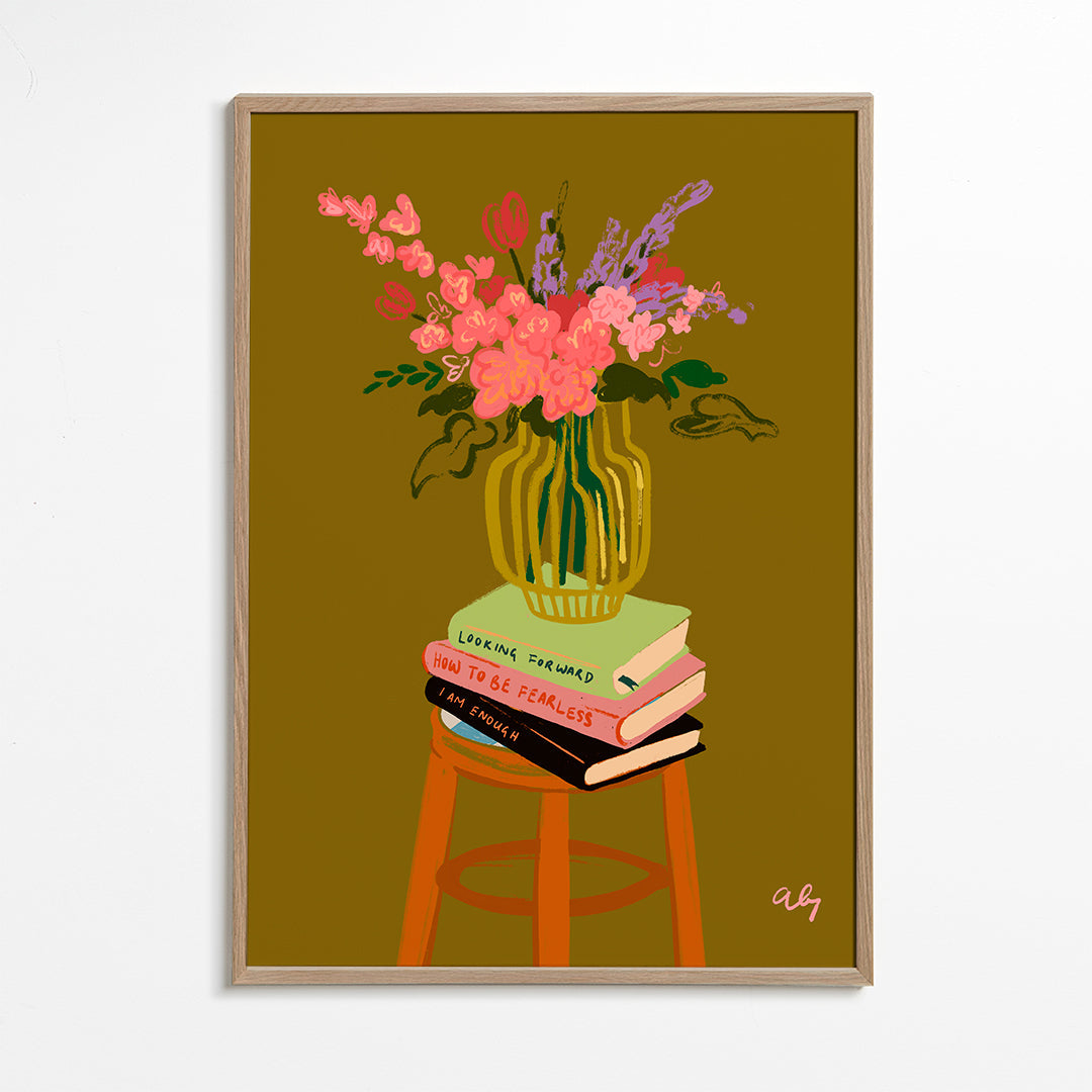 Rynx | Floral Vase - Arty Guava