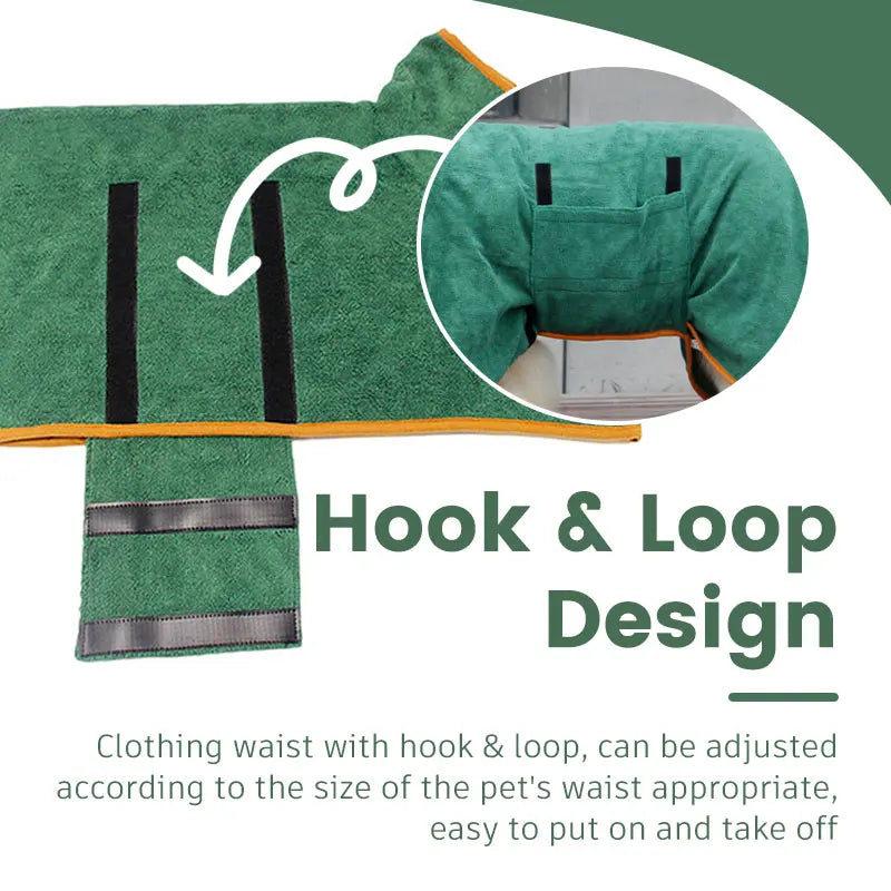 Rynx | Dog Microfiber Bathrobe Towel