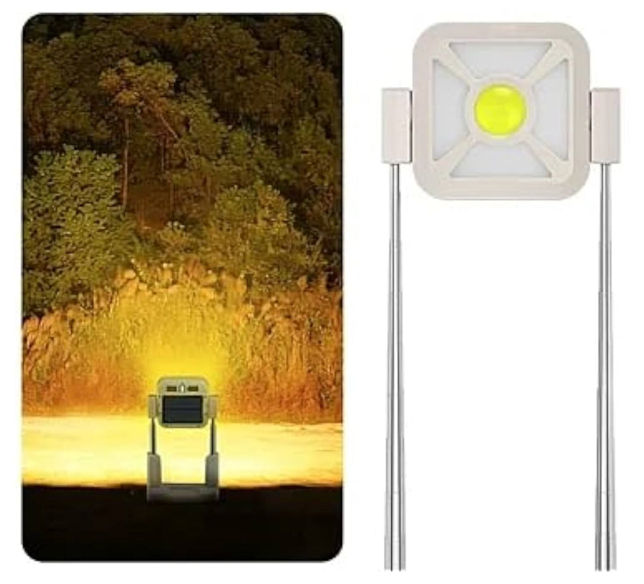 Rynx | MTech
Multifunctional dimmable LED solar-powered telescopic light USB