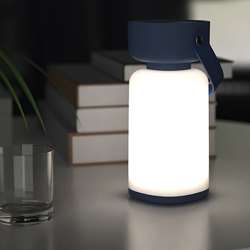Rynx | Modern simplicity waterproof portable plastic ABS cylinder LED table lamp outdoor light for outdoor patio