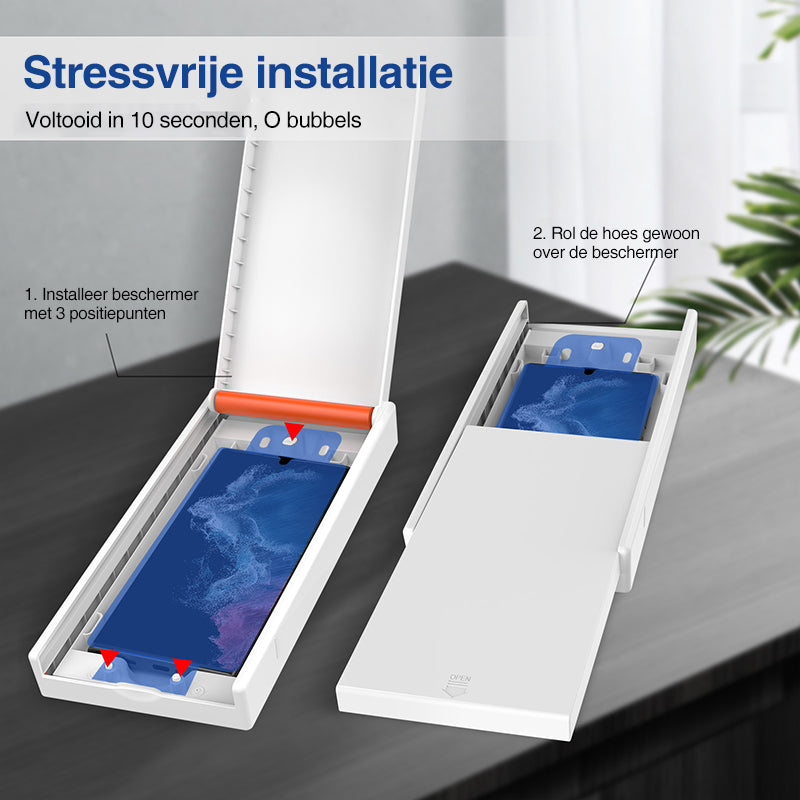RYNX | Premium screen protector with installation box for Galaxy S23 Ultra
