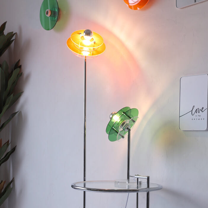 Rynx | AstroVibe Modern Acrylic Table Lamp | Space-Saucer Design | Unique | Mood Light | Home Decor