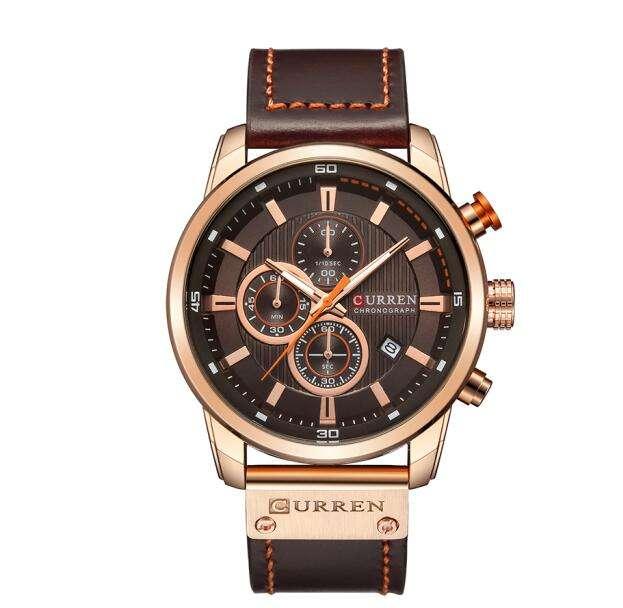 Rynx | Men's leather sports chronograph watch