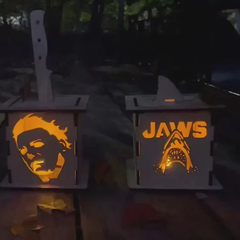 Rynx | Horror figure Jack Lantern wood decoration