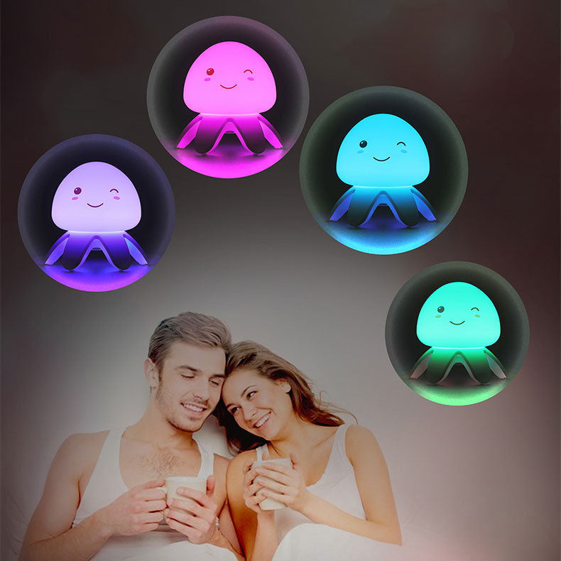 Rynx | JellyGlow LED Night Light | Creative Design | Silicone & Music | USB Rechargeable