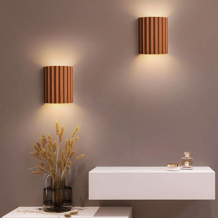 Rynx | Contemporary Nordic Resin Tiles 2-Light Wall Light for Bedroom