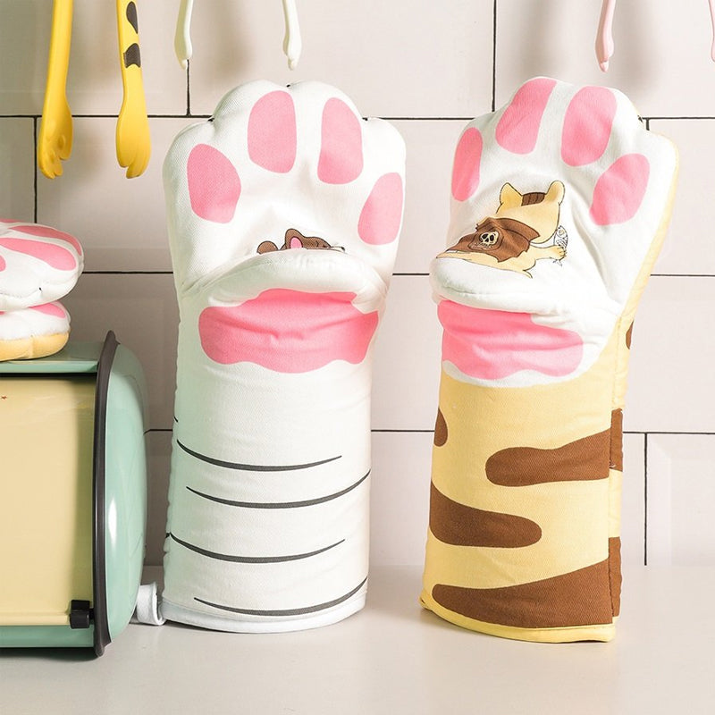 Rynx | Sweet Cat Paw Oven Mitts