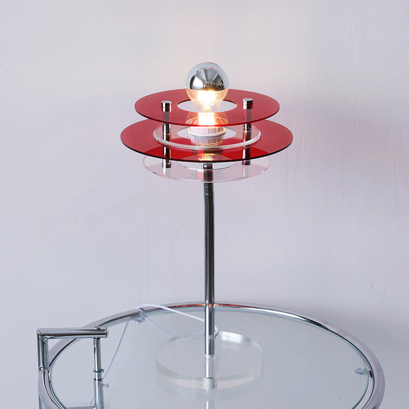 Rynx | AstroVibe Modern Acrylic Table Lamp | Space-Saucer Design | Unique | Mood Light | Home Decor
