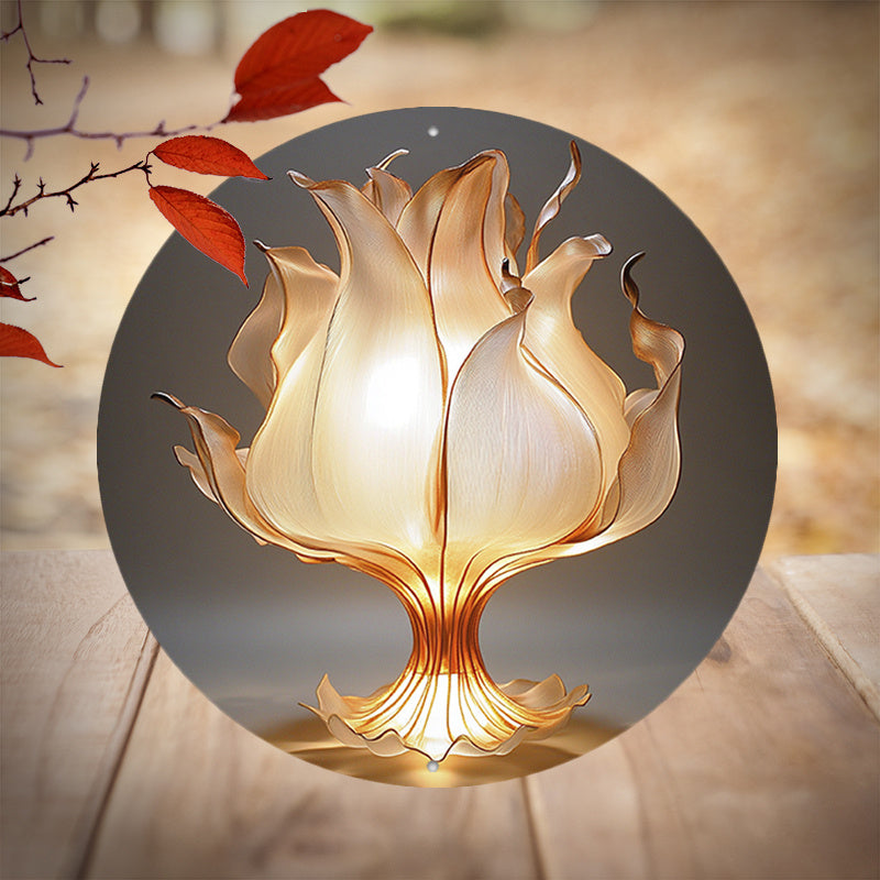 Rynx | LotusLamp - Aluminum Flower Table Lamp with LED Light