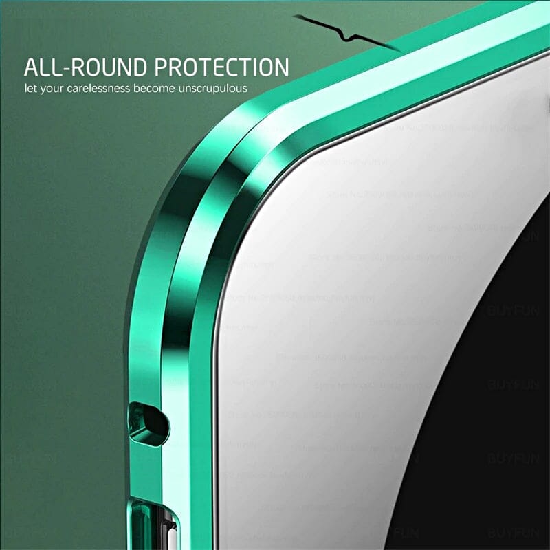 Rynx | Magnetic tempered glass double-sided phone case for Samsung