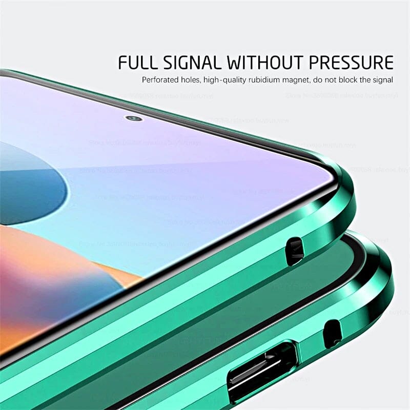 Rynx | Magnetic tempered glass double-sided phone case for Samsung