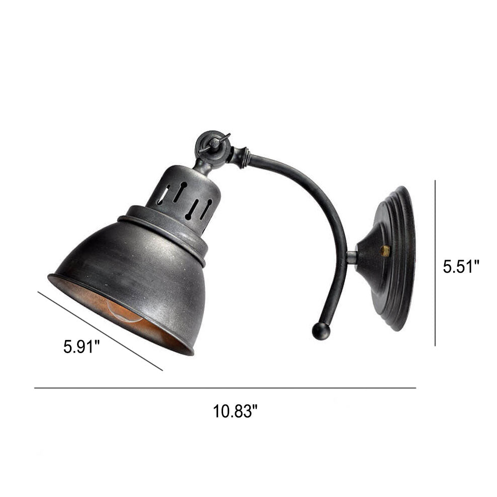 Rynx | Ironvista RetroGlow Wall Light | Industrial Style | Corridor & Hall Lighting | 1-bulb