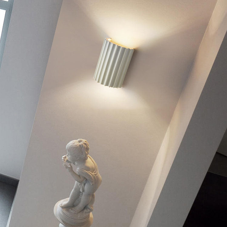 Rynx | Contemporary Nordic Resin Tiles 2-Light Wall Light for Bedroom