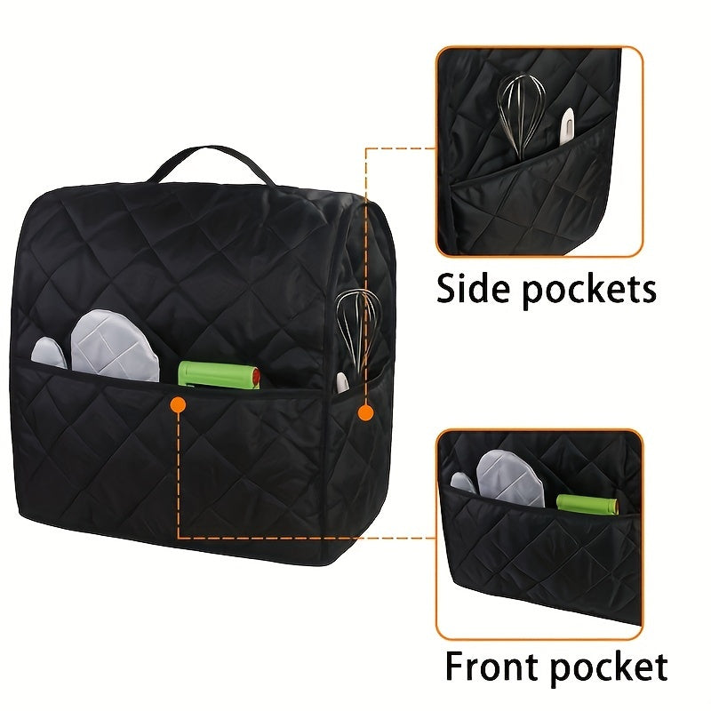 Rynx | Stand Mixer Cover for KitchenAid - Dust Proof Cover with Accessory Storage Pockets and Handles - Fits All Tilt Head and Bowl Lift Models (4.5-5 Quart)