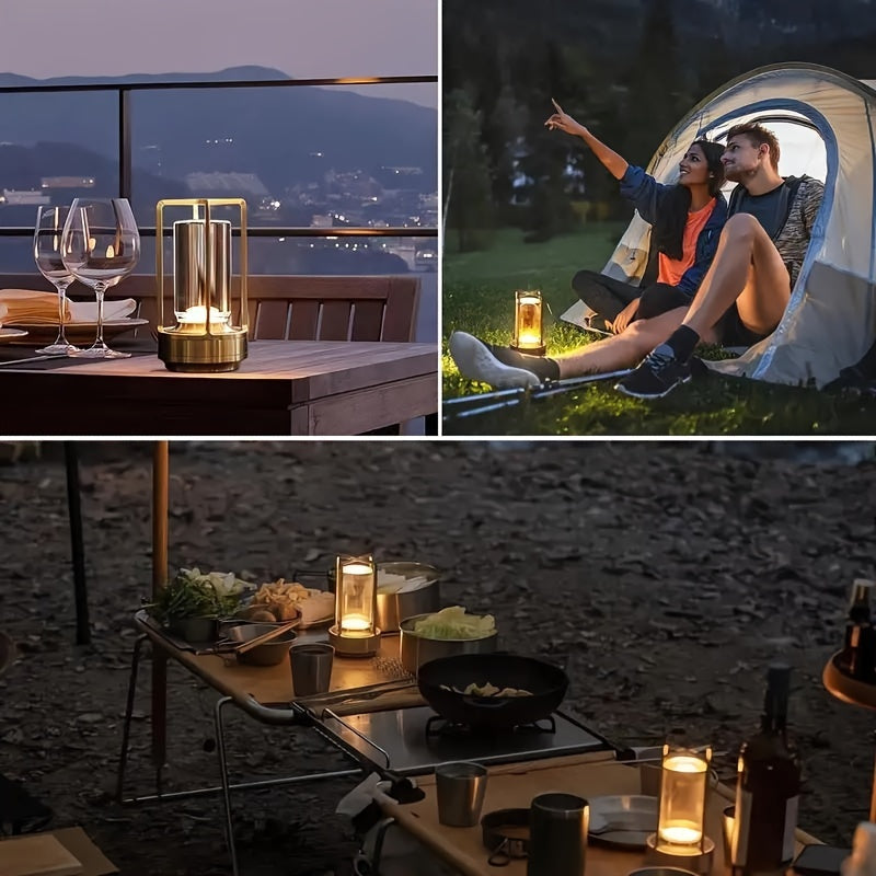 Rynx | LumiCrystal - Rechargeable LED Crystal Table Lamp with Touch Control Panel