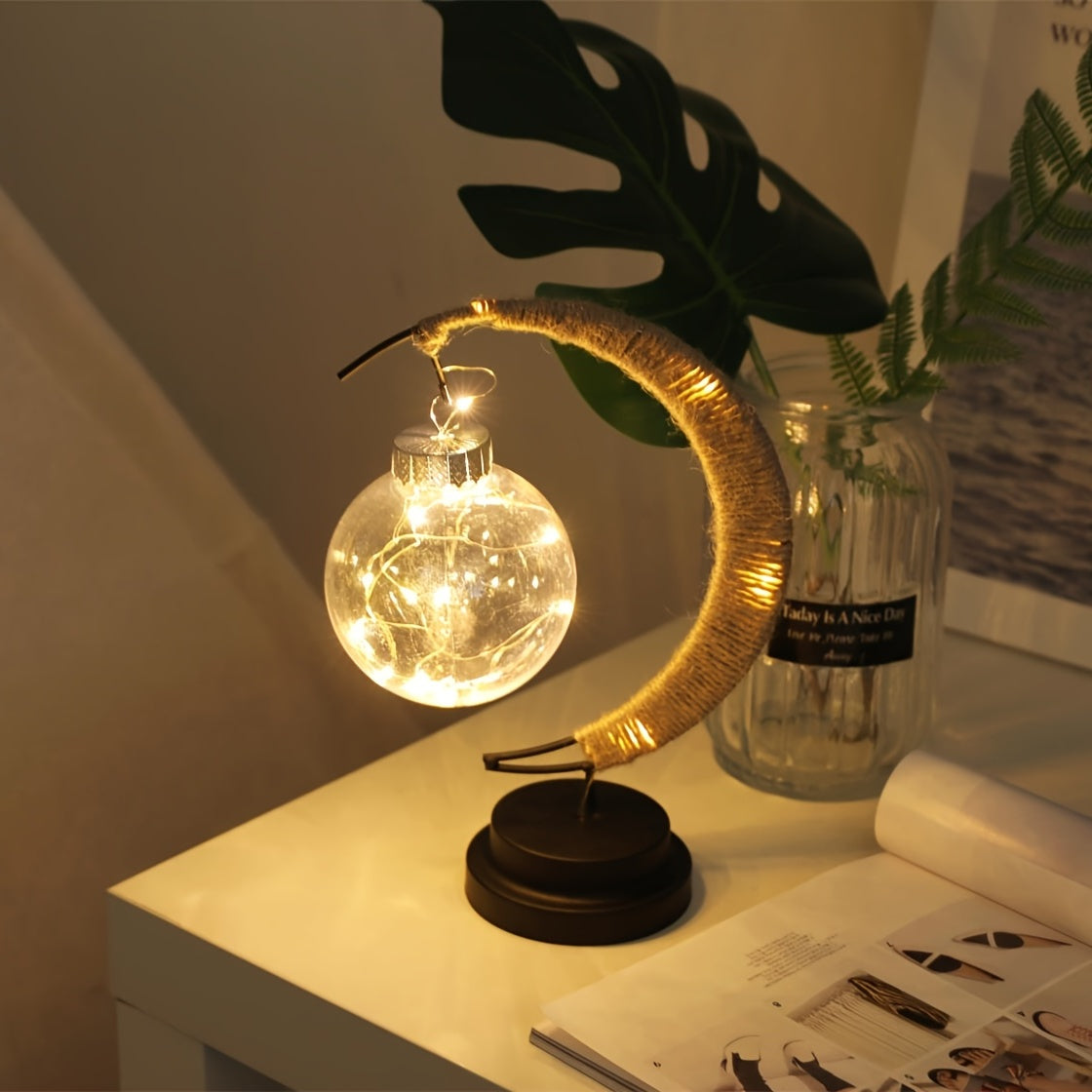 Rynx | MaanLys - Smedjern LED Table Lamp With Decorative Desk Lamp Design