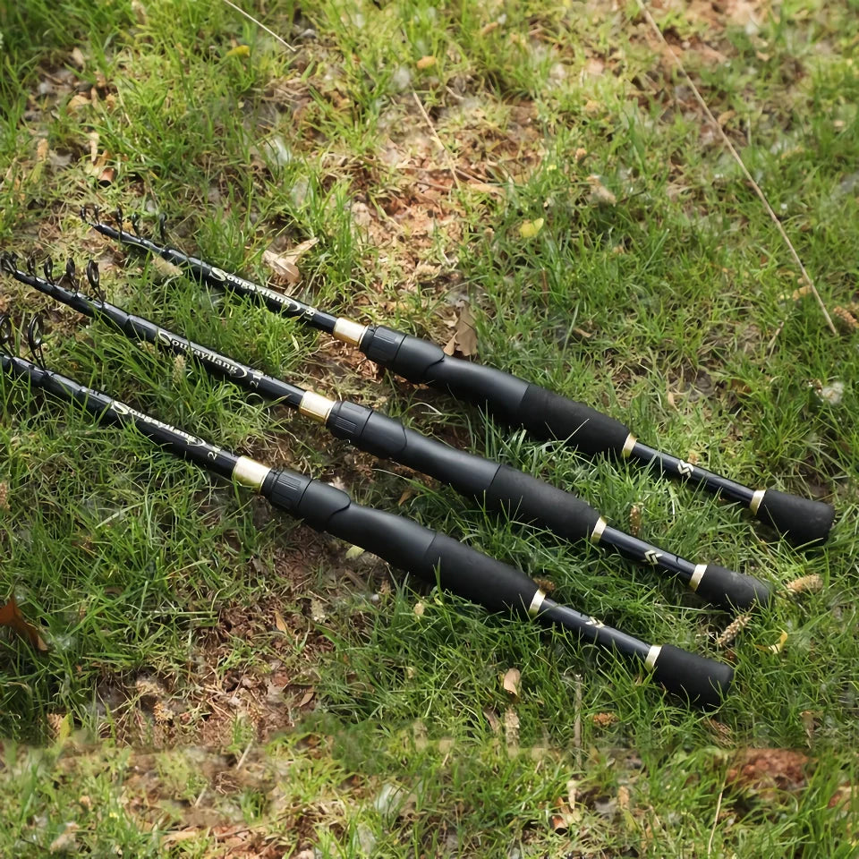 Rynx | Ultralight Telescopic Bait Fishing Rod - Carbon Fiber