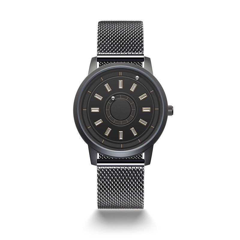 Rynx | Men's magnetic watch quartz original strap 40mm stainless steel strap