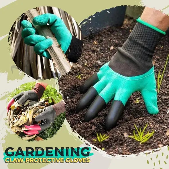 Rynx | 1 Pair of Garden Gloves with Claws – Planting without Tools