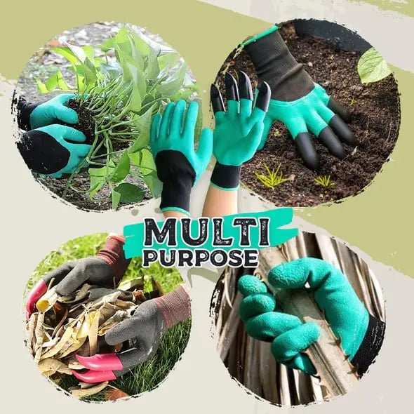 Rynx | 1 Pair of Garden Gloves with Claws – Planting without Tools