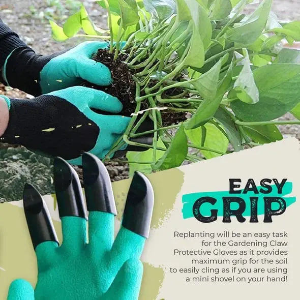 Rynx | 1 Pair of Garden Gloves with Claws – Planting without Tools