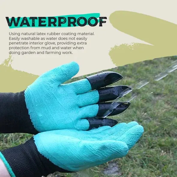Rynx | 1 Pair of Garden Gloves with Claws – Planting without Tools