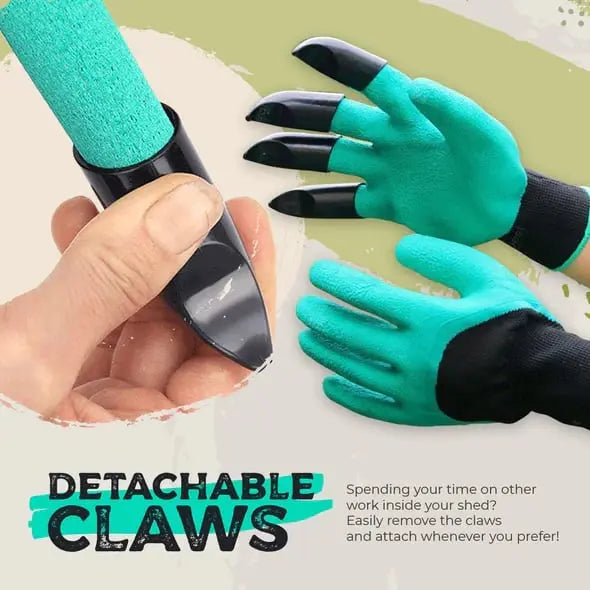 Rynx | 1 Pair of Garden Gloves with Claws – Planting without Tools