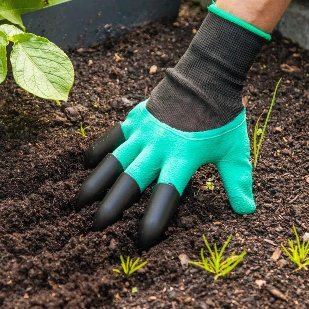 Rynx | 1 Pair of Garden Gloves with Claws – Planting without Tools