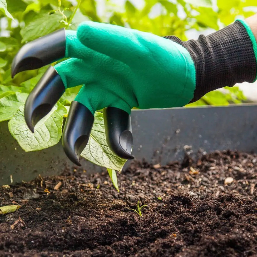 Rynx | 1 Pair of Garden Gloves with Claws – Planting without Tools