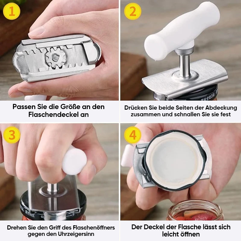 Rynx | Adjustable Size Stainless Steel Can Opener