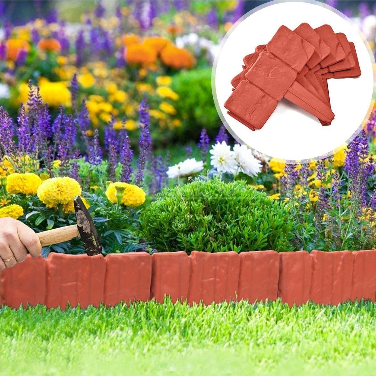 Rynx | 10 Pcs Decorative Flower Bed Edges