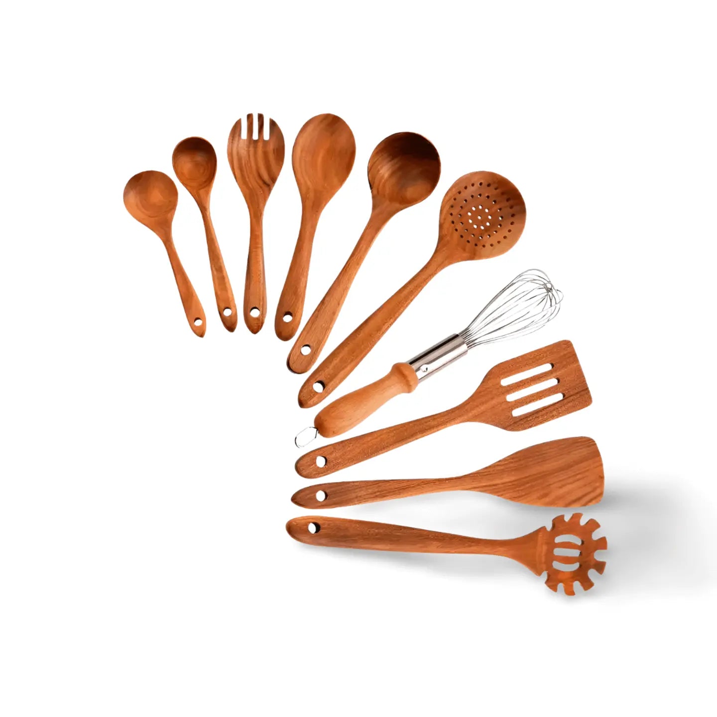 Rynx | Teak Wood Kitchen Utensil Set - Sustainable - Stylish - Functional