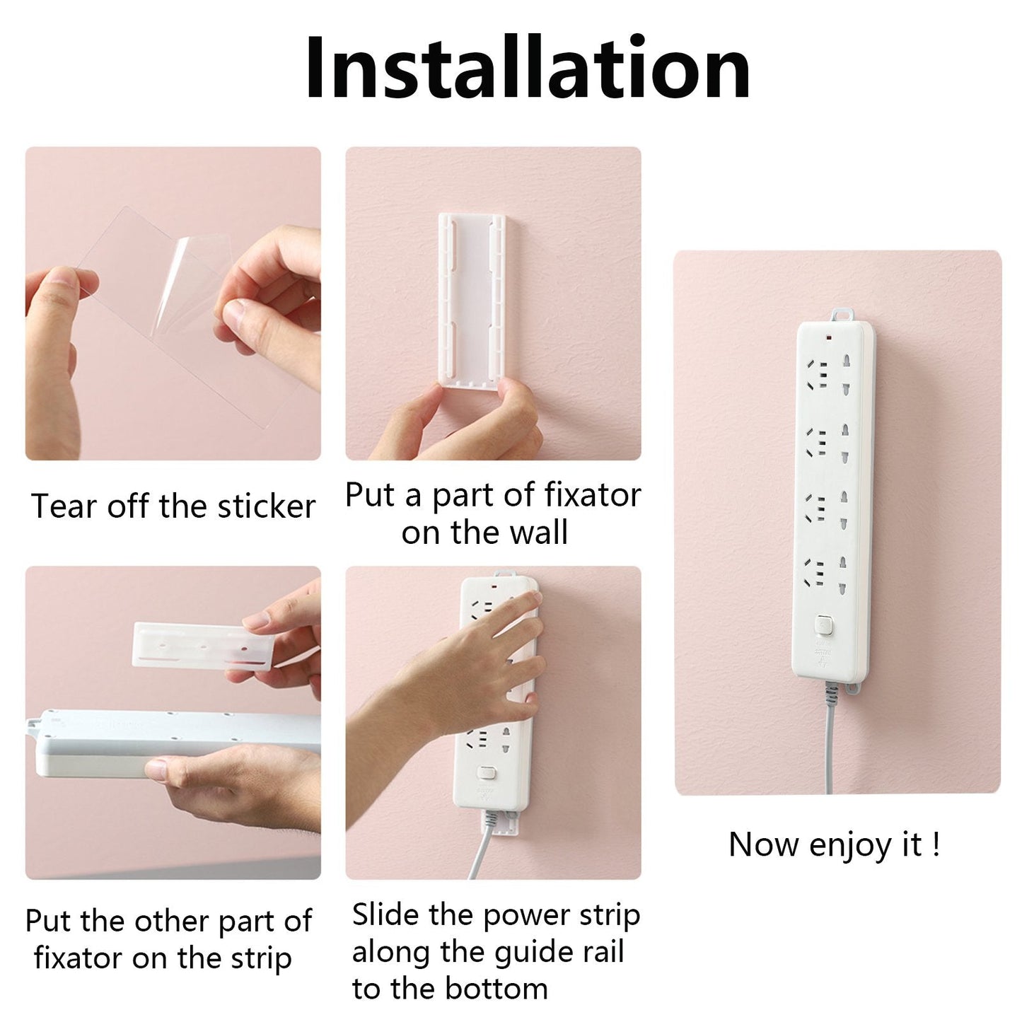 Rynx | Self-adhesive drill-free socket holder