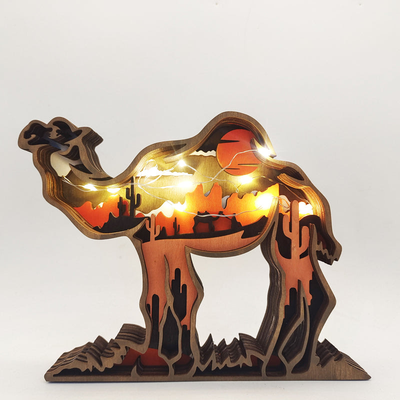Rynx | 3d Creative Wood Animal Carving Craft Gift