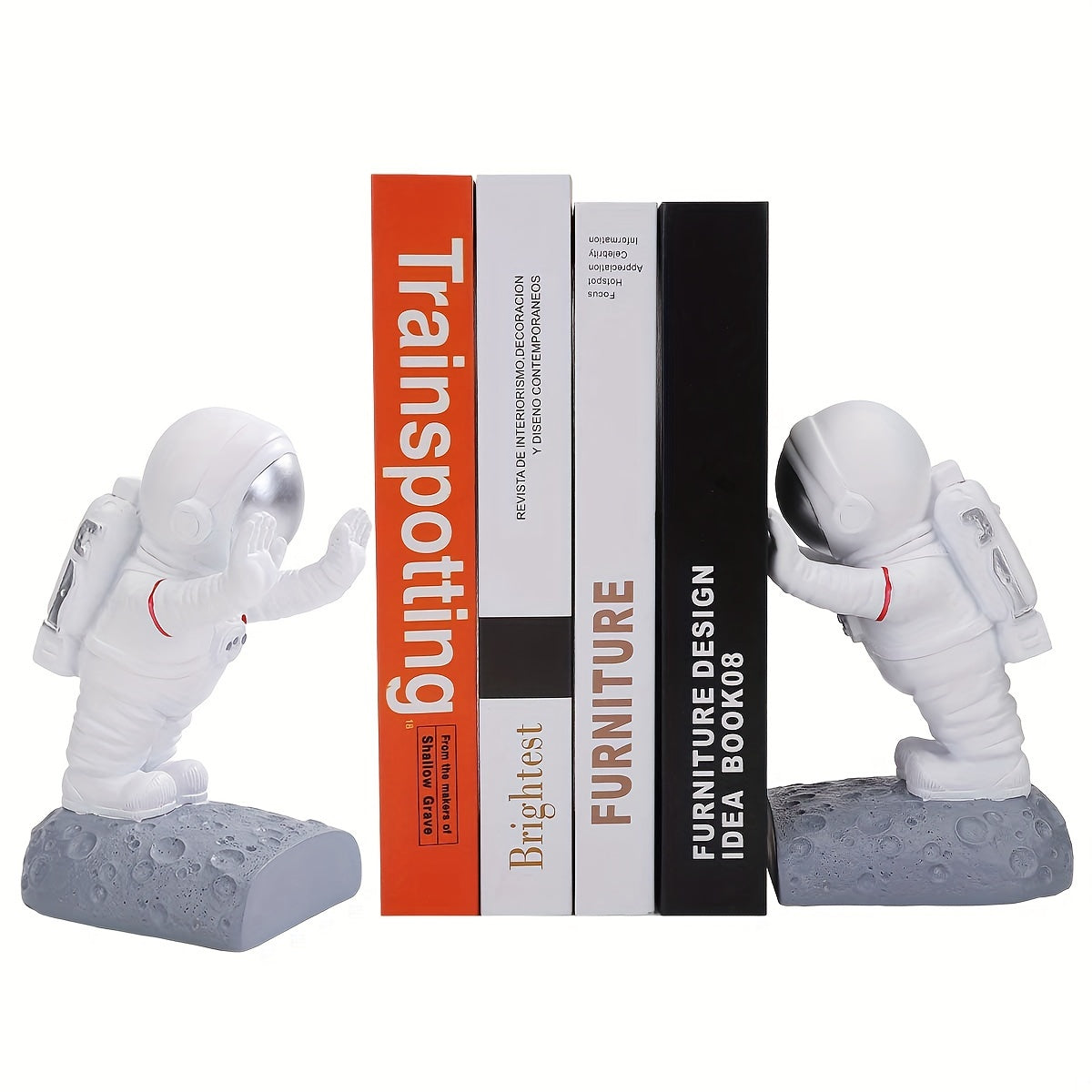 Rynx | SpaceHold - 2 pcs Astronaut Bookends for Heavy Books