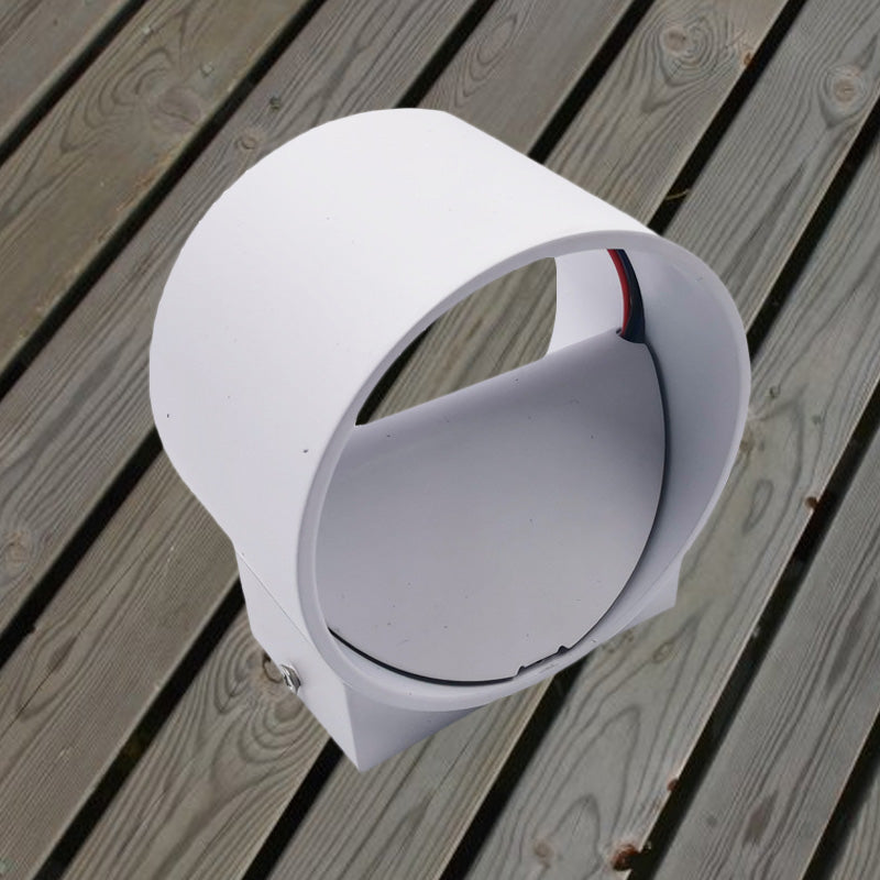 Rynx | Black/White Circle Mini Wall Light Kit Simple LED Metal Wall Light in Multi-Color Light