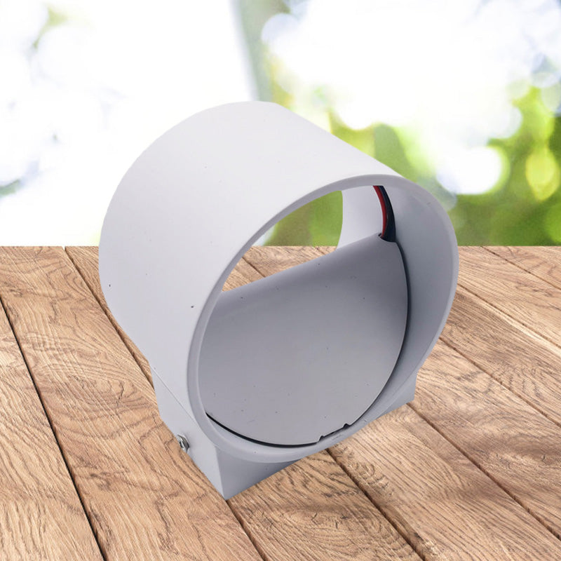 Rynx | Black/White Circle Mini Wall Light Kit Simple LED Metal Wall Light in Multi-Color Light
