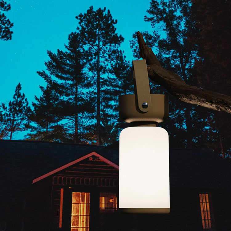 Rynx | Modern simplicity waterproof portable plastic ABS cylinder LED table lamp outdoor light for outdoor patio