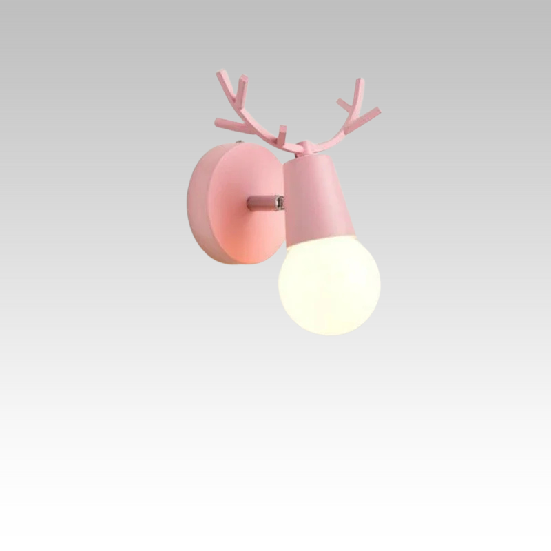 Rynx | AntlerGlow - Modern Adjustable Children's Room Wall Lamp
