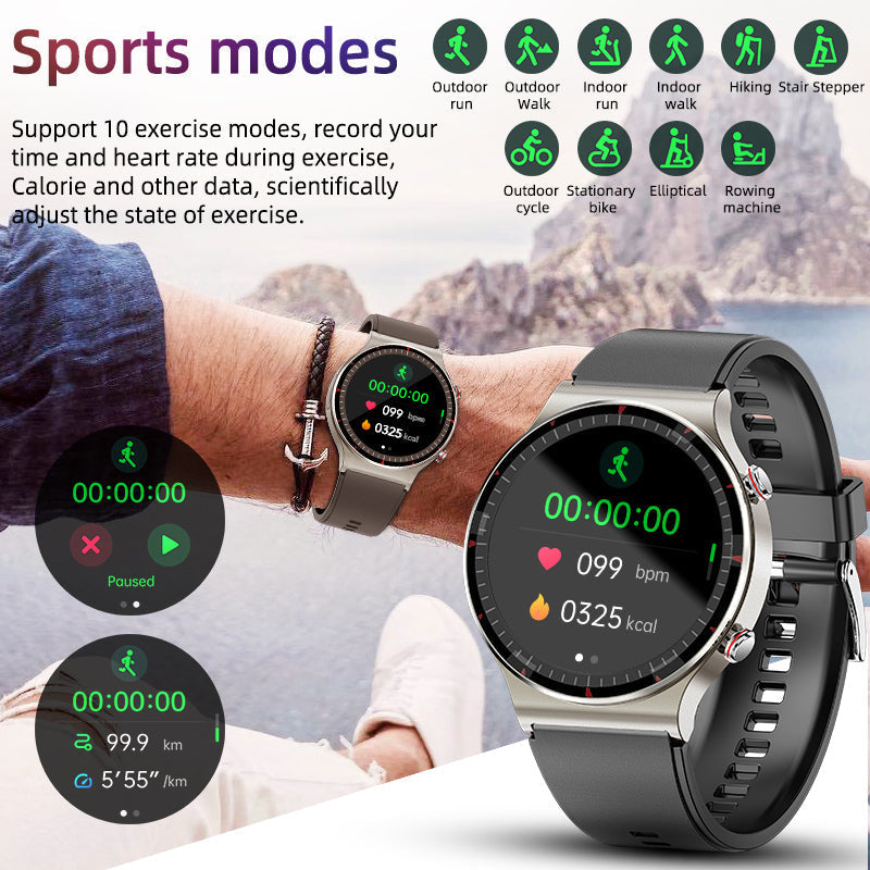 RYNX | Cfda Ekg Blood Oxygen Heart Rate Health Monitoring Smart Watch