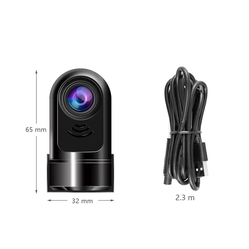 Rynx | 1080P HD 360° Rotating Mini ADAS Dashcam