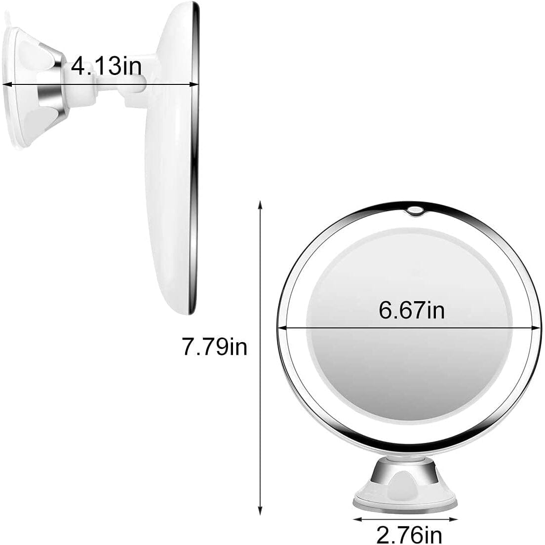Rynx | 10X Magnifying Mirror with Light