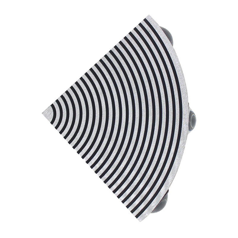 Rynx | Modernist WIFI Distorted Wall Lamp Metal Bedroom LED Recessed Wall Light in Black and Silver, Purple/Green/Yellow Light