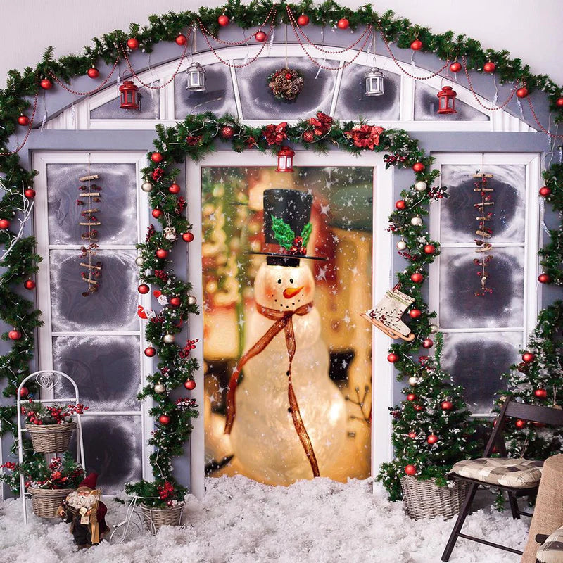 Rynx | Nightmare Before Christmas Outdoor Decorations Props Christmas Elf Door Cover