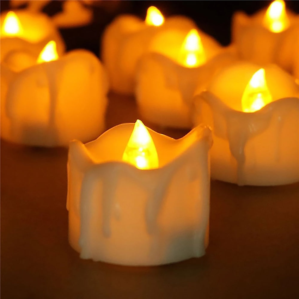 Rynx | 12 pcs - Flameless LED Tealights with remote control